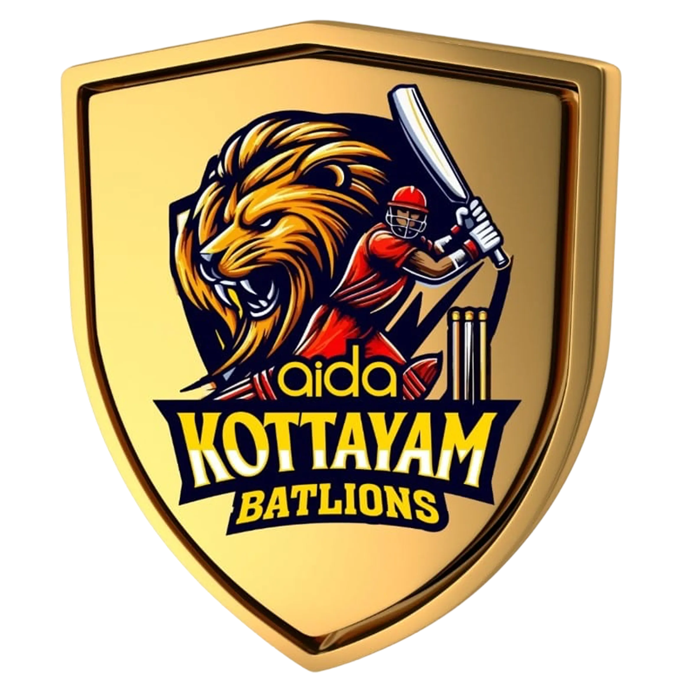 AIDA Kottayam Batlions logo